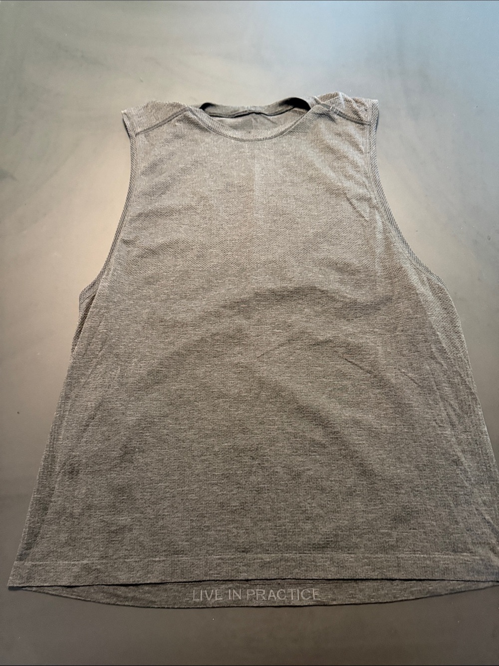 lululemon athletica Men's Heather Gray Performance Tank